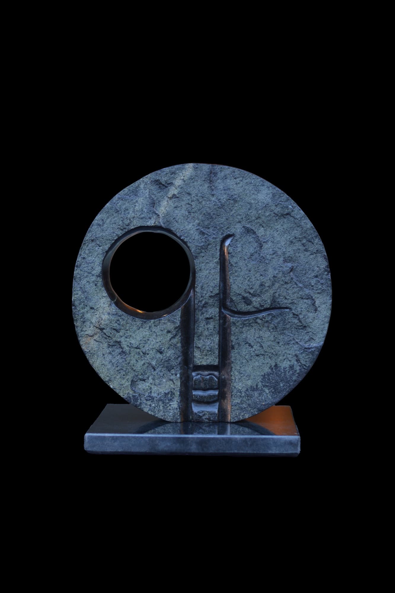 Watchmen — Springstone Shona sculpture by Phillip Mlima Watchmen — Springstone Shona sculpture by Phillip Mlima