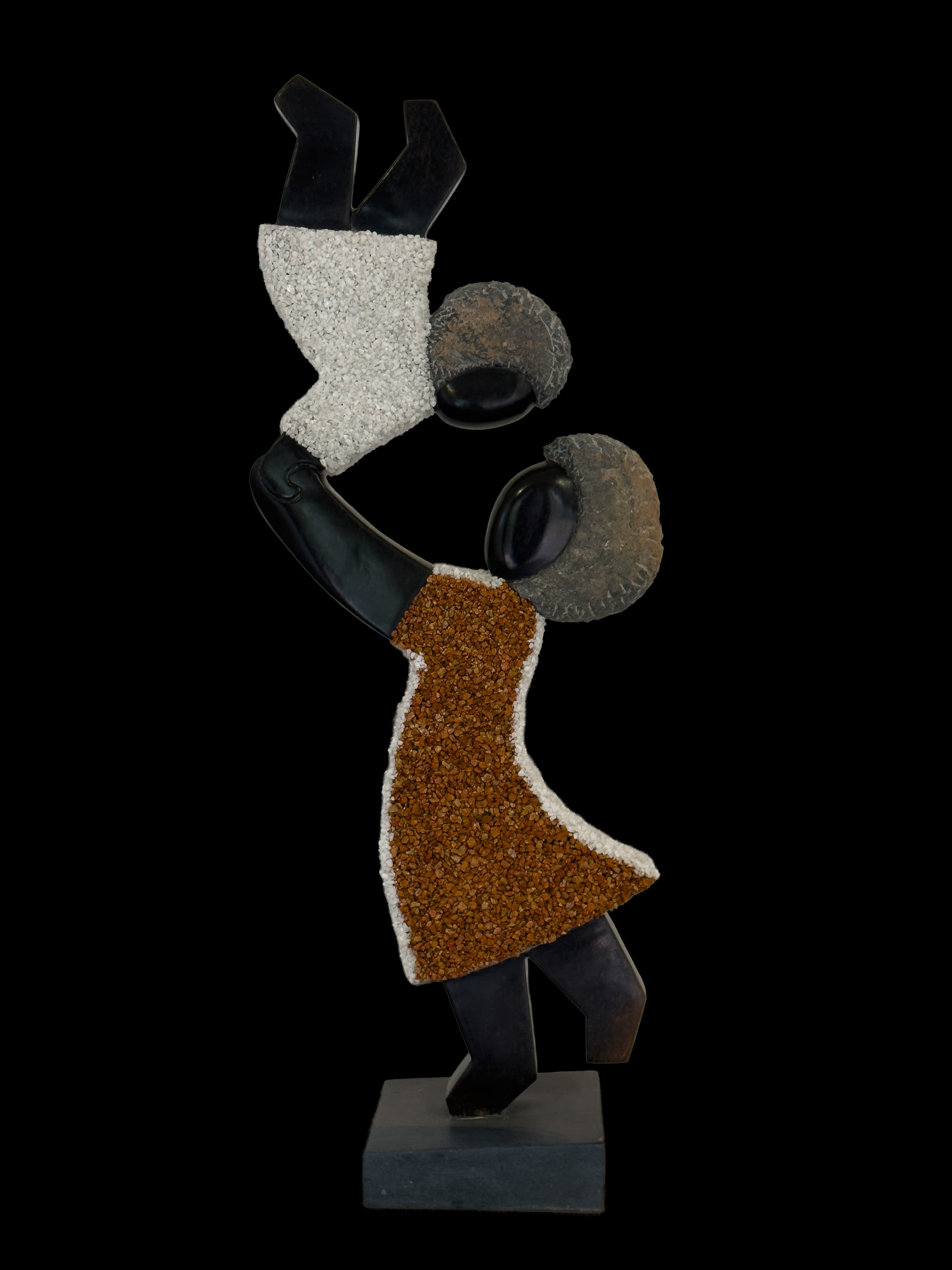 Apple of My Eye — Springstone and Dolomite Shona sculpture by Dominic Benhura Apple of My Eye — Springstone and Dolomite Shona sculpture by Dominic Benhura